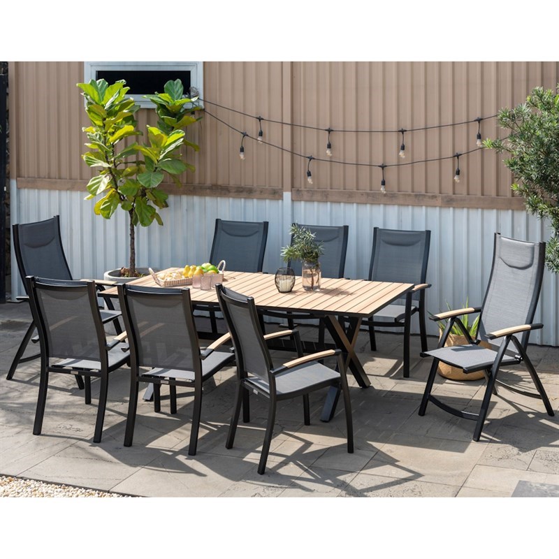 Lifestyle Garden Panama 8 Seat Mixed, Dining Room Table And Chairs Seats 8 Seater