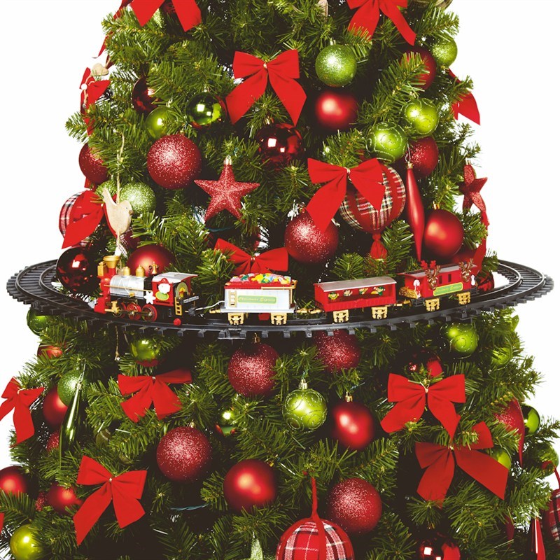 Premier Motorized Battery Operated Christmas Tree Train Ac158389