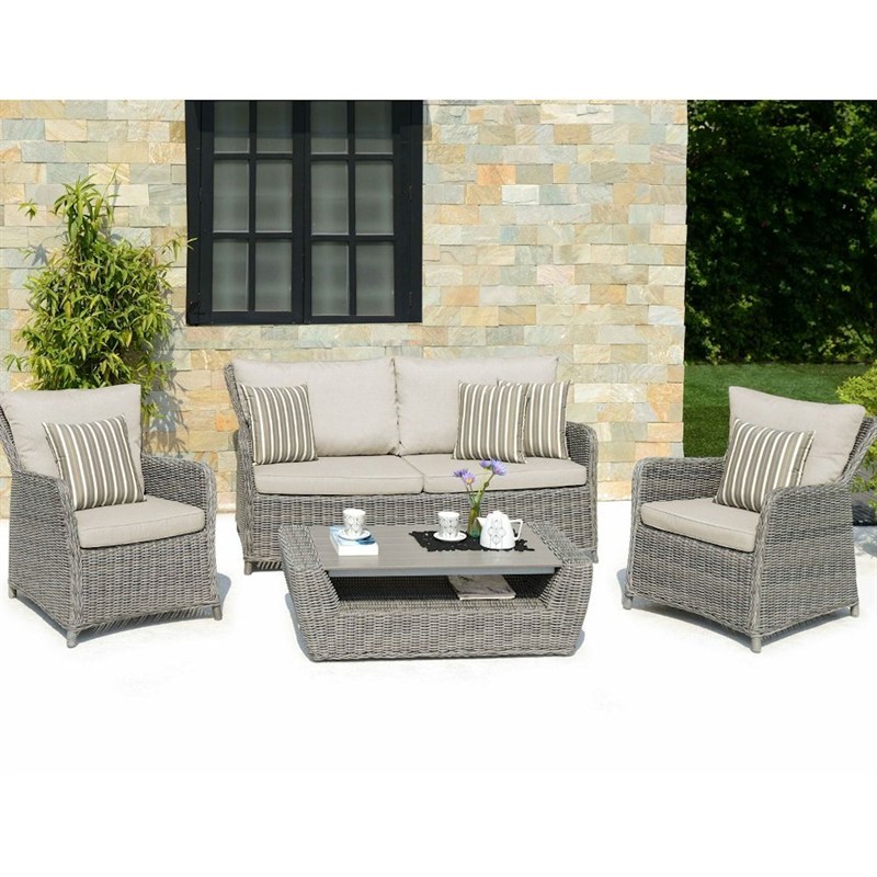 Lifestyle Garden Amola Sofa Set With Coffee Table