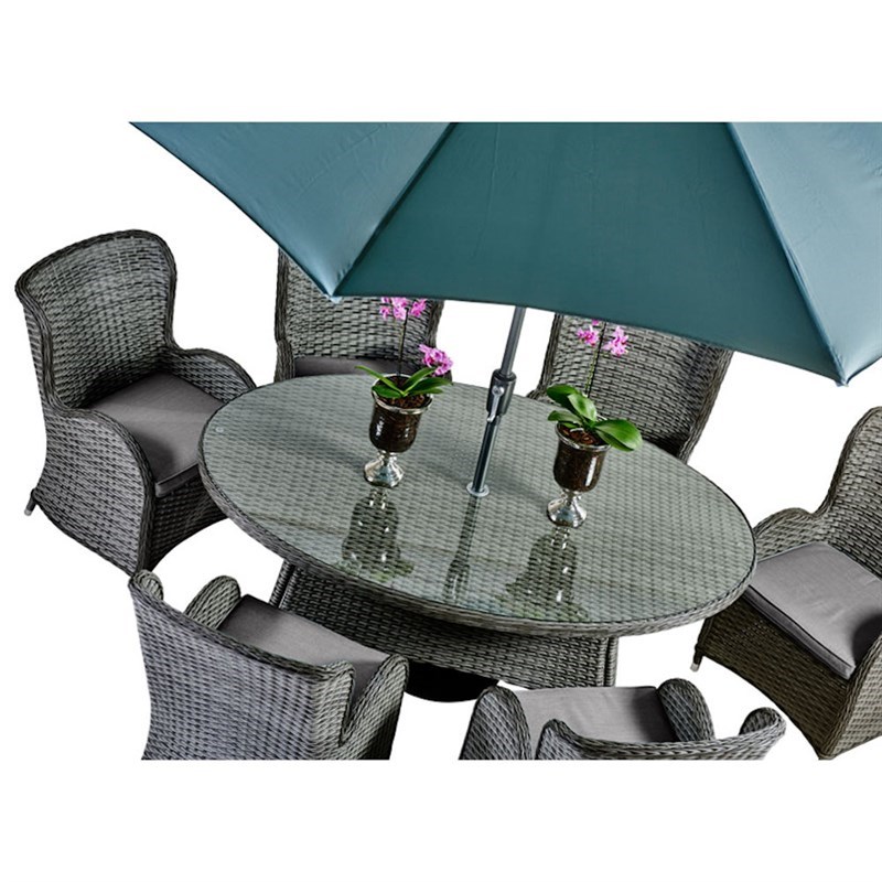Supremo Palermo 6 Seat Oval Dining Set 633422
