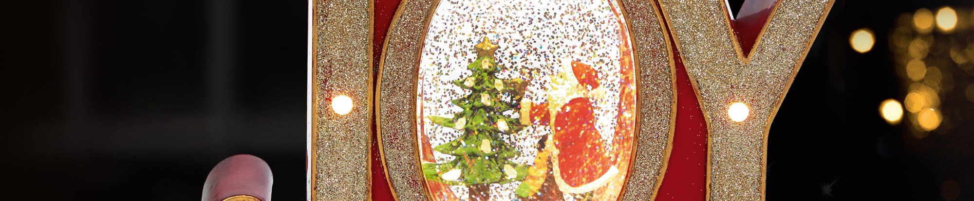 Light Up Snow Globes, Lanterns & Vases