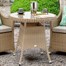 Bramblecrest Hampshire Walnut 2 Seat Round Bistro Outdoor Garden Furniture SetAlternative Image3