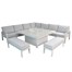 Supremo Melbury Salted Grey Grand Modular Outdoor Garden Furniture Set With FirepitAlternative Image1
