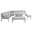 Supremo Melbury Salted Grey Grand Modular Outdoor Garden Furniture Set With FirepitAlternative Image2
