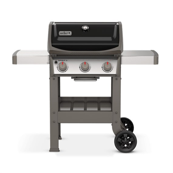 Weber Spirit II E-310 GBS - Black (45010174) Gas Barbecue + FREE ROASTER & THERMOMETER