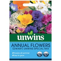 Unwins Seeds Annual Flowers Dwarf Unwins Special Mix (30210641) Flower Seeds