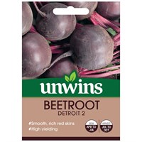 Unwins Seeds Beetroot (Round) Detroit 2 (30310604) Vegetable Seeds