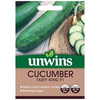 Unwins Seeds Cucumber Tasty King F1 (30310614) Vegetable Seeds