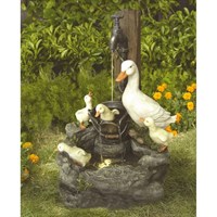 Aqua Creations Duck Family at Tap Water Feature (PWFW2298)