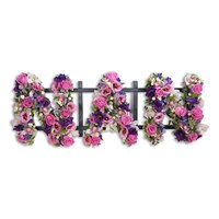With Sympathy Flowers - Loose Floral Letters 'Nan' 