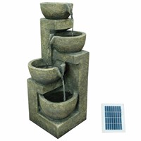 Aqua Creations Solar Powered 4 Bowl Water Feature (PWF3508)