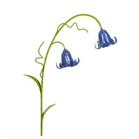 Fountasia Bluebell 2 Flower Stem Stake (430166)