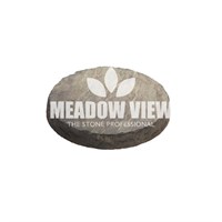 Meadow View Bronte Round Stepping Stone Weathered Stone 300mm (X6112)
