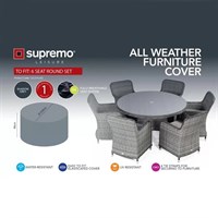 Supremo 6 Seat Round Garden Furniture Cover (123.214.162)