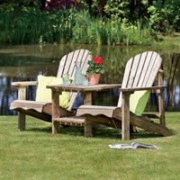 Zest 4 Leisure Lily Relaxed Double Wooden Garden Seat (00450)